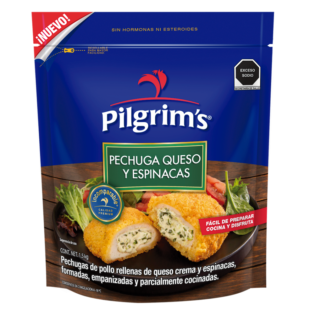 Pechuga Queso y Espinacas Pilgrim´s