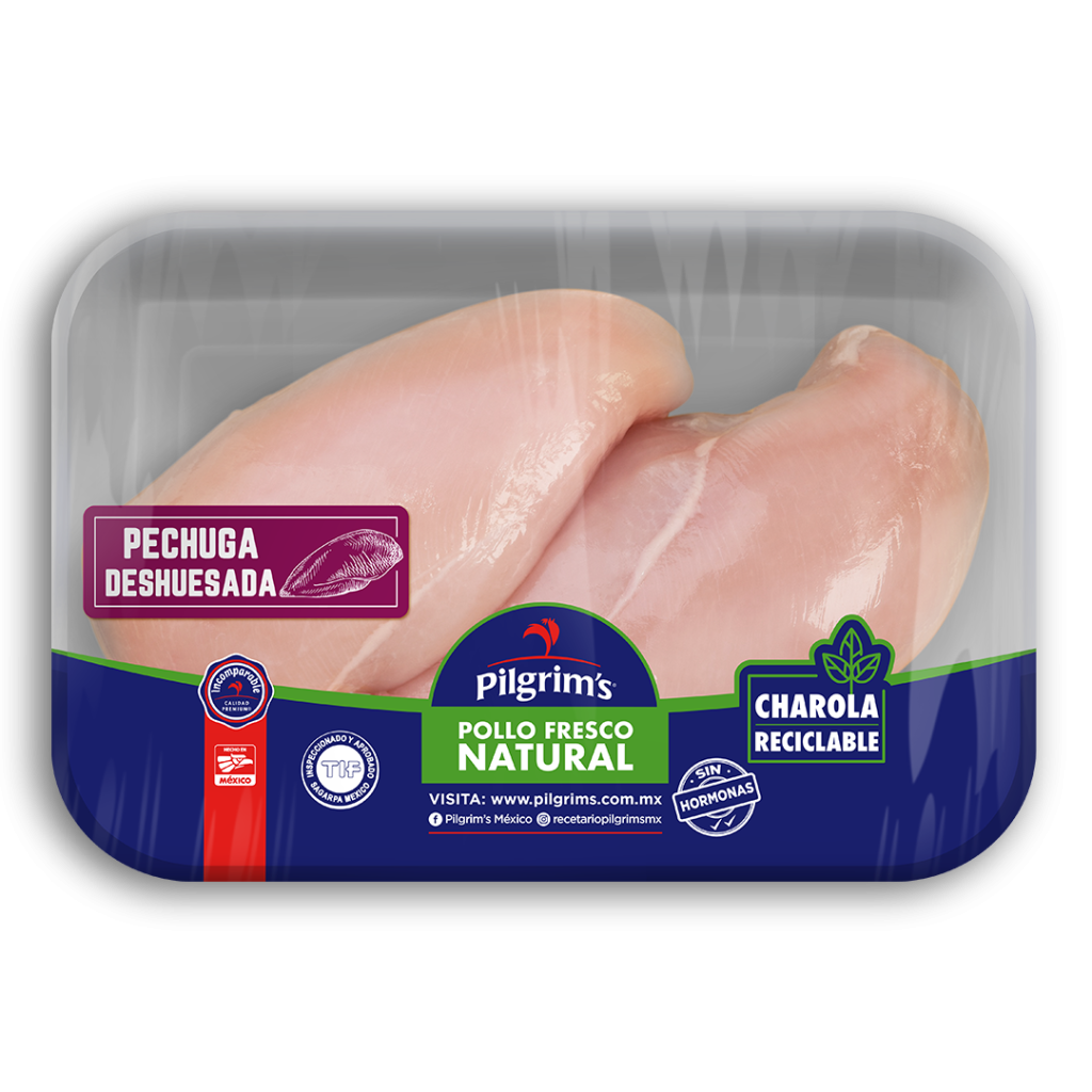 Pechuga de Pollo Deshuesada Pigmento Natural Pilgrim´s